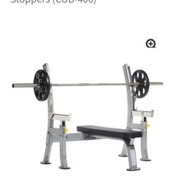 TuffStuff Fitness – Olympic Bench w/ Safety Stoppers (COB-400)