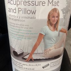Acupressure Mat And Pillow Fitness