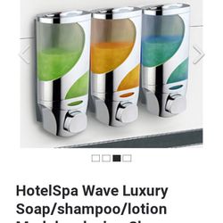 Hotel Spa Wave Luxury Soap Dispenser System
