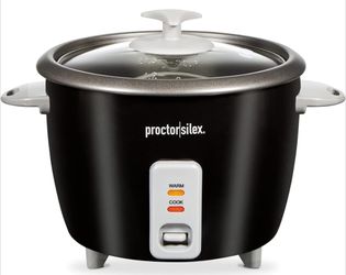 Proctor Silex 16-Cup Rice Cooker & Steamer (Black)