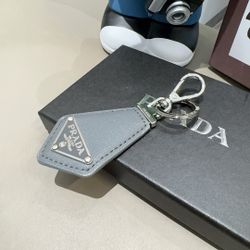Prada Keychain Grey