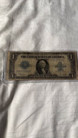 $1 Silver Certificate dollar 1923 blue seal