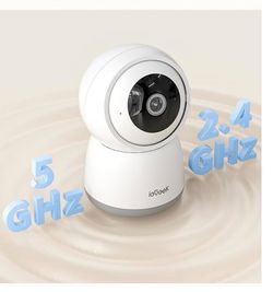 ieGeek Indoor Camera, 2K Cameras for Home Security, 5G Security Camera Indoor, 360° Pet/Dog/Baby Camera with Phone App, AI Tracking, 2-Way Audio, Nigh