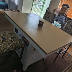 Bar Table Three Chairs Dining