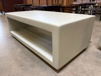 Pavillion 2 Tier Light Grey Patio Coffee Table