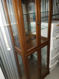 Antique Wooden China cabinet