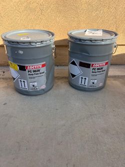 2 buckets loctite pc 9626 deep por grout asking $100 Each Buckets