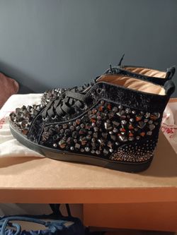 Christian Louboutin Spiked High-Top Sneakers