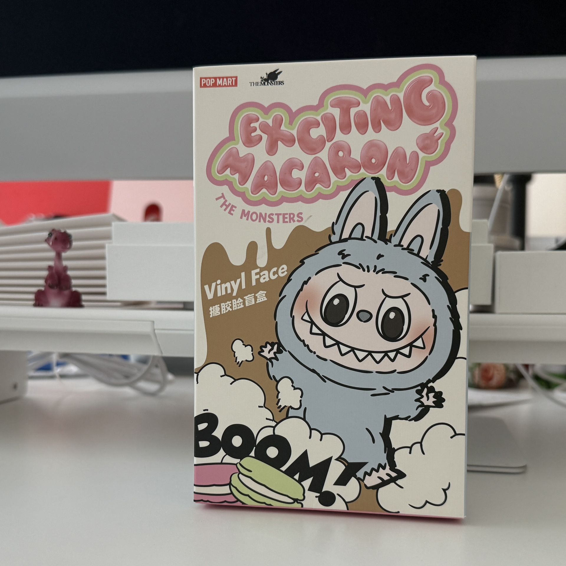 Pop Mart Labubu The Monsters Exciting Macaron Vinyl Face Single Blind Box (“Macaron”)
