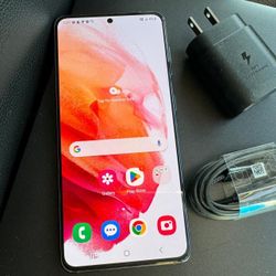 Samsung Galaxy S21  , Unlocked   for all Company Carrier ,  Excellent Condition  Like New