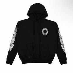 Chrome hearts zip up black