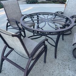 Patio Furniture, No Glass Top