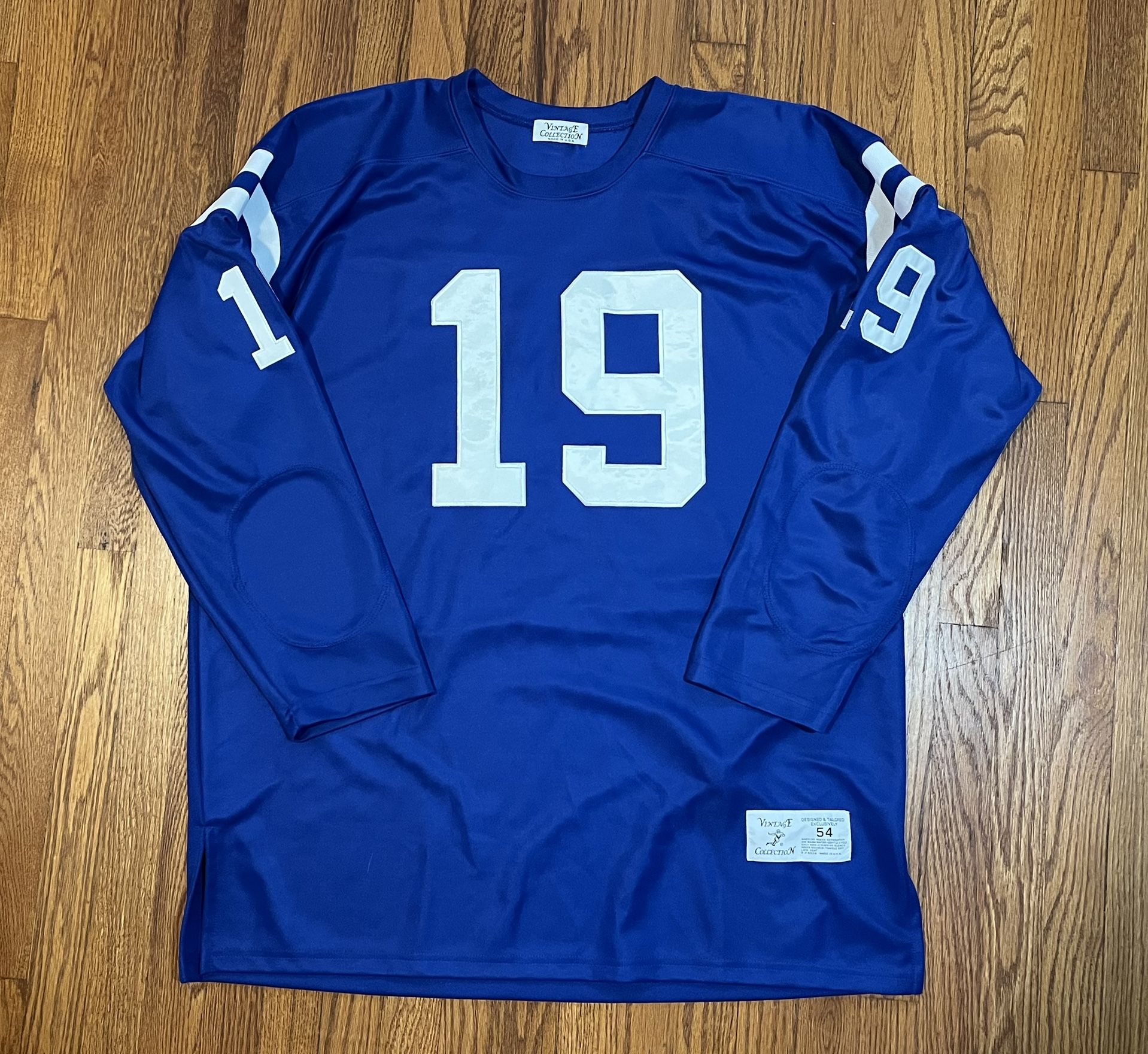 Johnny Unitas Indianapolis Colts Football Jersey Size 54 Authentic Stitched Vintage Collection 