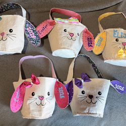 Custom Bunny Baskets