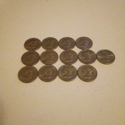 Lot Of 13  One Dollars, Susan B. Anthony