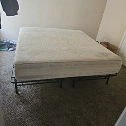 King Size Bed Frame And Mattress 