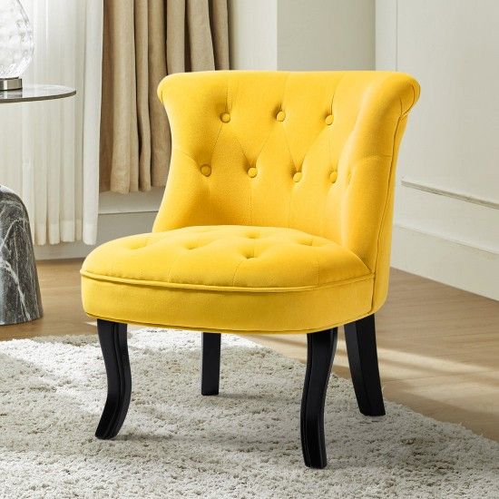 Hulala Velvet Accent Chair