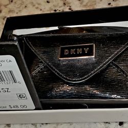 DKNY Patton Leather Mini Sutton Envelope Business Card Holder 