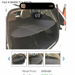 2 - 2021 Honda CRV oem cargo retractable  cover shades. I