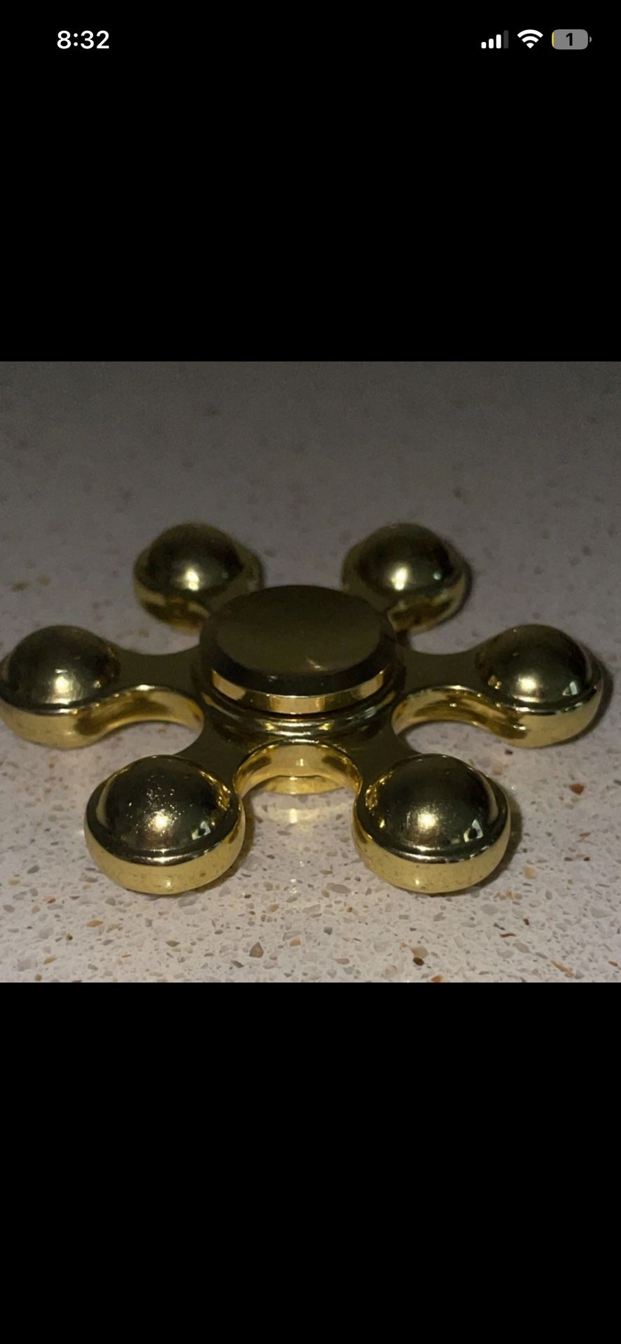Metallic Gold Fidget Spinner