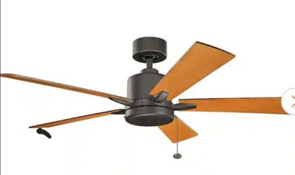 Lucian II 52 in. Indoor Olde Bronze Downrod Mount Ceiling Fan with Pull Chain for Bedrooms or Living Rooms