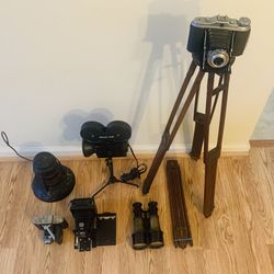 Antique cameras And  collections( 9 items)