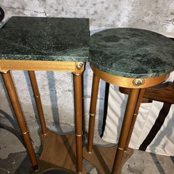 Set Of Marble Stands 