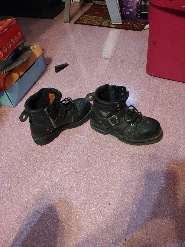 Harley Davidson Steel Toe Work Boots Sz. 9