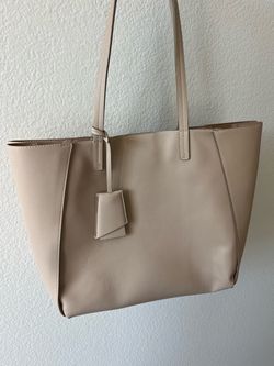 Beige Zara Tote Bag