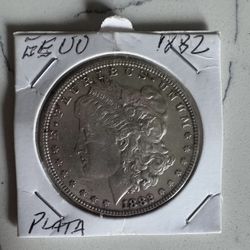 1882 morgan silver dollar