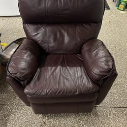 LazyBoy Leather Recliner Rocking Chair