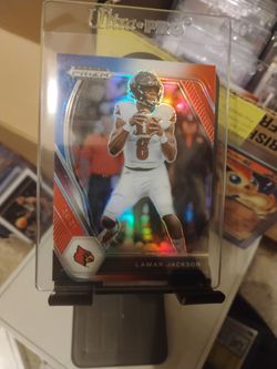 Lamar Jackson 2021 Panini Prizm Draft Picks Card