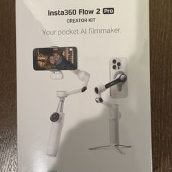 Brand New Insta360 Flow 2 Pro Creator Bundle - White  (Pickup only) 