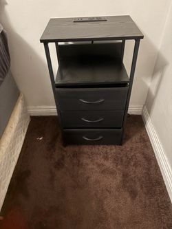 Nightstand with charging station