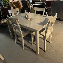 Table And 4 Chairs 