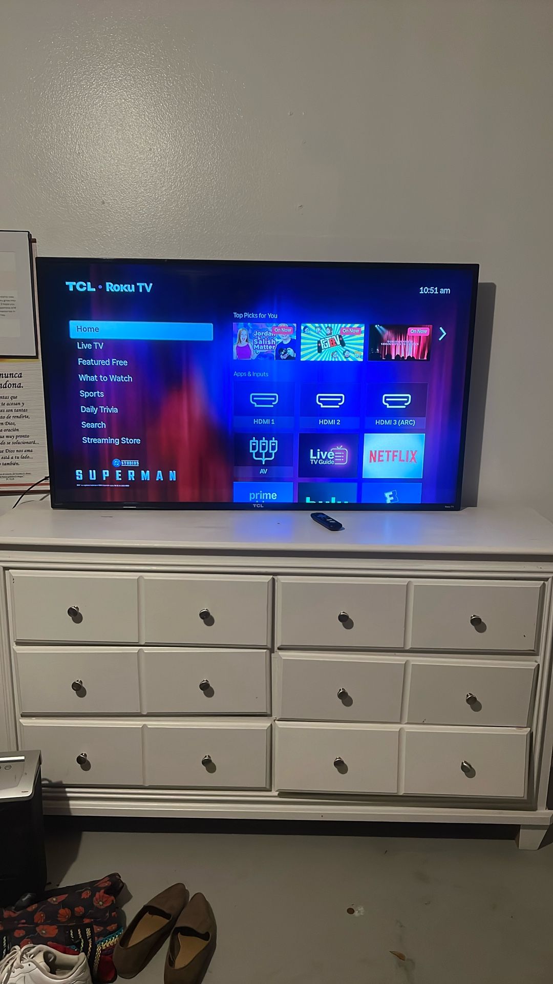 TCL Smart Roku TV - 49”