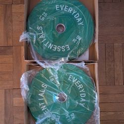 25 Lb Bumper Plates 2" Olympic Pair