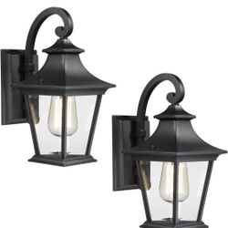 Emliviar Outdoor Wall Lights 2 Pack