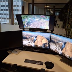 Gaming / Sim Racing / Office Quad Monitor Setup