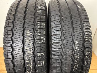 2 tires 235 65 16 C Continental vancontact as like new no repairs