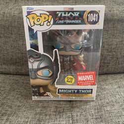 Funko Pop Marvel Mighty Thor Love and Thunder #1041 Collector Corps Exclusive