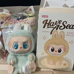 Opened Box QUQU Have A Seat Labubu