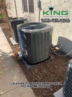 Split System AC Unit with Gas Furnace