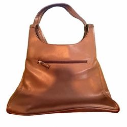 Carlo D’Santi Brown Shoulder Bag – Classic Everyday Tote Purse