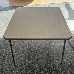 GREAT CONDITION NO RIPS Mid century modern vintage Costco folding card table