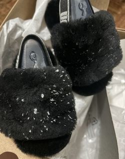 UGG Fluff Yeah Metallic Sparkle - Toddler