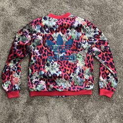 Vintage Adidas satin bomber jacket