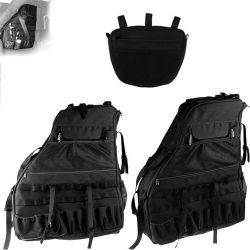 Pack of 2 Roll Bar Storage Bags For Vehicles