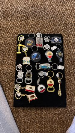 California Souvenir Keychains Lot of 20+