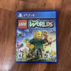 PS4 Lego worlds game disc
